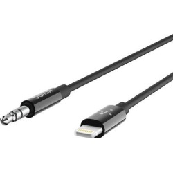 Belkin AV10172bt03-BLK 3-ft. 3.5mm Audio to Lightning Cable