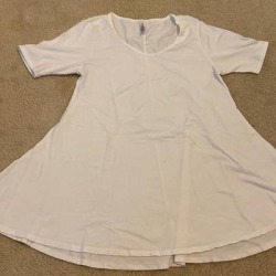 Lularoe Tops | 2$6 Lularoe White Top | Color: White | Size: S found on Bargain Bro from poshmark, inc. for USD $3.04