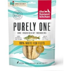 The Honest Kitchen 100% White Fish Filets Dog Treats, 3 oz.