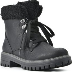 Women's Miles Bootie by Cliffs in Black Nubuck (Size 10 M) found on Bargain Bro from Ellos for USD $64.59