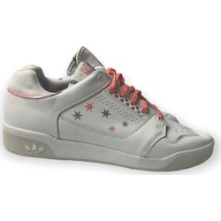 Adidas Shoes | Adidas Slamcourt Lace Up Womens Sneakers Shoes Casual - White Ef2086 | Color: Pink/White | Size: 9.5