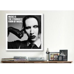 Winston Porter Icons, Heroes & Legends Marilyn Manson Quote Graphic Art on Canvas & Fabric in Gray, Size 37.0 H x 37.0 W x 1.5 D in | Wayfair found on Bargain Bro from Wayfair for USD $149.71