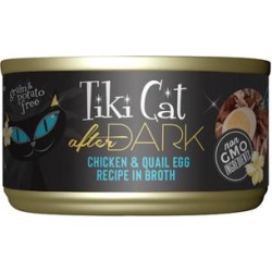 Tiki Cat After Dark Chicken & Quail Wet Cat Food, 2.8 oz. found on Bargain Bro from petco.com for USD $1.59