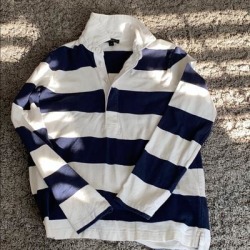 J. Crew Tops | Long Sleeve Shirt | Color: Blue/White | Size: S found on Bargain Bro Philippines from poshmark, inc. for $12.00