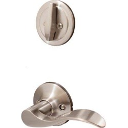 Stone Harbor Hardware Beaverton Interior Lever Set (Exterior Portion Sold Separately) in Gray, Size 3.0 H x 3.5 W x 6.1 D in | Wayfair HL500415 found on Bargain Bro from Wayfair for USD $31.39