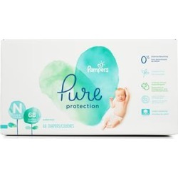 Pampers Disposable Diapers - 68-Ct. Size N Pure Protection Diapers