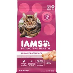 Iams ProActive Health Chicken Adult Urinary Tract Healthy Dry Cat Food, 7 lbs.
