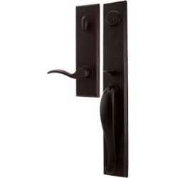 Weslock Rockford Entry Handle w/ Carlow Lever in Brown, Size 19.25 H x 2.75 W x 2.75 D in | Wayfair R7980-1H1SL2D found on Bargain Bro from Wayfair for USD $169.47