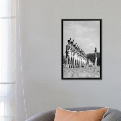 East Urban Home 1940s A Row Of Uniformed Military College Cadets At Dress Parade Chester Pennsylvania by Vintage Images in Black/Gray/White | Wayfair