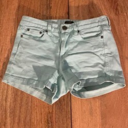 J. Crew Shorts | Euc Jcrew Light Green Shorts Size 0 | Color: Green | Size: 0 found on MODAPINS