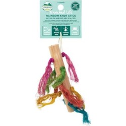 Oxbow Enriched Life Rainbow Knot Stick Toys for Small Pets, .06 LB