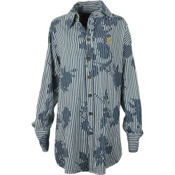 Rose Stripe Print Chaos Shirt