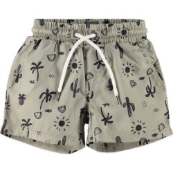 Babyface Cactus Swim Short, Olive