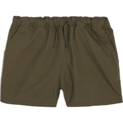 Maison Me Dylan Woven Short, Army Green