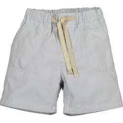 Knot Stitched Shorts, High Rise Grey