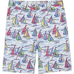 CPC - Classic Prep Childrenswear Hudson Short, Rainbow Fleet Print