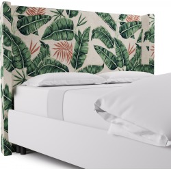 Modern Wingback Headboard | Queen | Banana Palm
