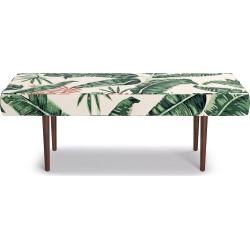 Mid-Century Bench | Banana Palm
