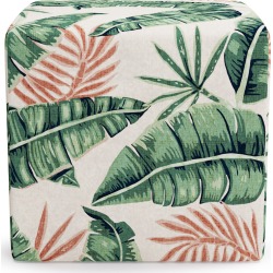 Cube Ottoman | Banana Palm