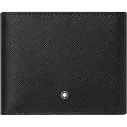 Montblanc Black Leather Six Card Slot Wallet
