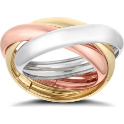 9ct Three Colour Gold Russian Ring