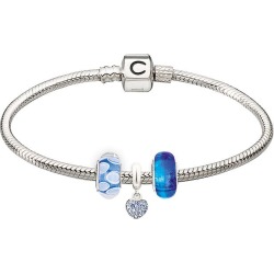 Chamilia - thee blue bead starter set