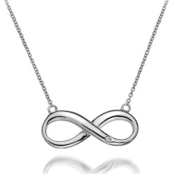 Hot Diamonds Sterling Silver Fresh Infinity Necklace