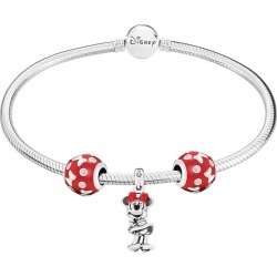 Chamilia Disney Minnie Charm & Bracelet Gift Set