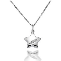 Hot Diamonds Silver Shooting Star Pendant