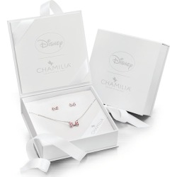 Chamilia Disney Minnie Bow Necklace & Earrings Set
