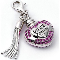 Harry Potter Silver & Crystal Love Potion Charm