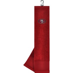 Team Effort Golf NFL Face/Club Tri-Fold Embroidered Towel