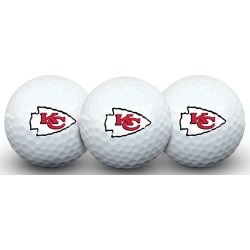 Team Effort Golf NFL 3-Ball Sleeve Kansas City Chiefs