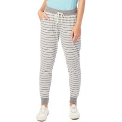 Classic Striped Eco-Jersey Jogger Pants