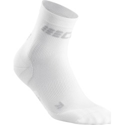 CEP Women's Ultralight Short Socks White/Grey II