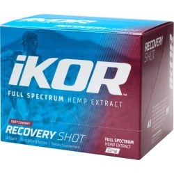 IKOR 22mg Recovery Shot Hemp Extract 2oz Single Bottle/12 Pack