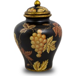 Vineyard Calm Ceramic Cremation Urn, Urns for Ashes found on Bargain Bro from OneWorld Memorials for USD $98.76
