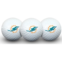 Team Effort Golf NFL 3-Ball Sleeve Miami Dolphins