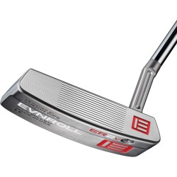 Evnroll Golf ER2v1 Silver Short Slant Midblade Putter With Premium Grips 34
