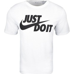Nike Just Do It Sportswear T-Shirt White/Black Size XXL