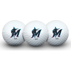 Team Effort Golf MLB 3-Ball Sleeve Miami Marlins