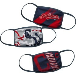 Outerstuff Kids' Face Covering 3 Mask Pack Cleveland Indians One Size