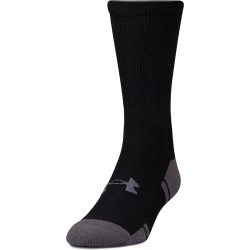 Under Armour Men's Resistor III Crew Socks - 6 Pack Black/Graphite One Size