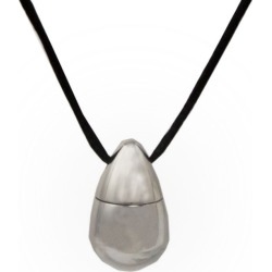 Stainless Steel Tear Drop Cremation Pendant, Jewelry Gray