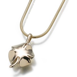 14K Yellow Gold Clover Pendant, Jewelry