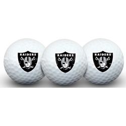 Team Effort Golf NFL 3-Ball Sleeve Oakland Raiders