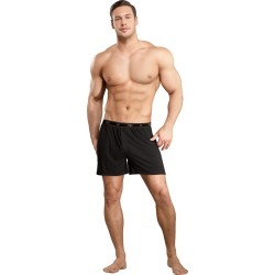 Male Power Bamboo Boxer Black Large