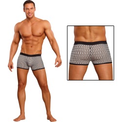 Male Power Wave Mini Pouch Short Black Extra Large