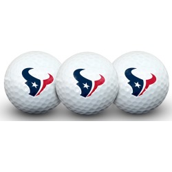 Team Effort Golf NFL 3-Ball Sleeve Houston Texans