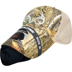 Realtree Cap & Graphic T-Shirt Bundle Black/Orange Size Large